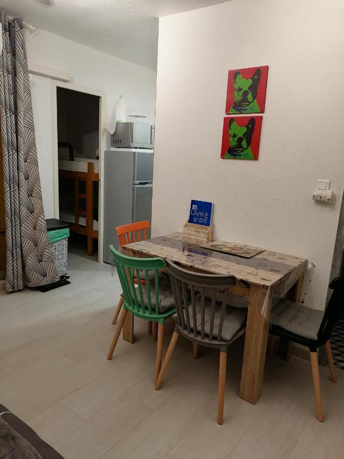 Studio cabine valras plage 300m de la mer Eksteriør bilde